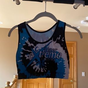 Cheer extreme the dye sports bra